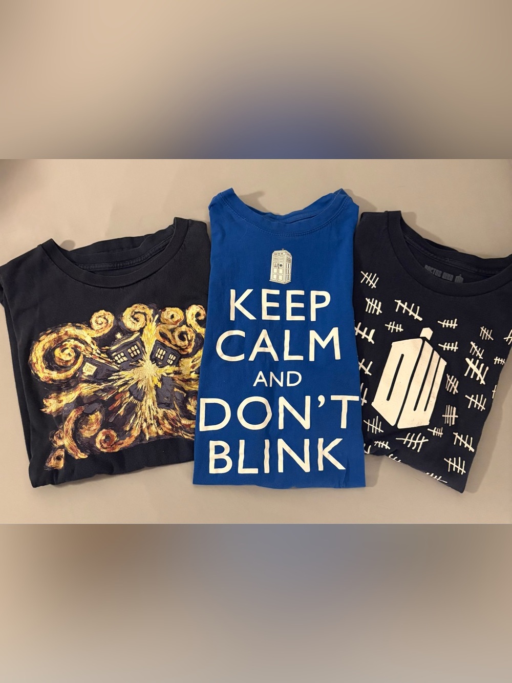 Official Doctor Who Ripple Junction three shirt bundle